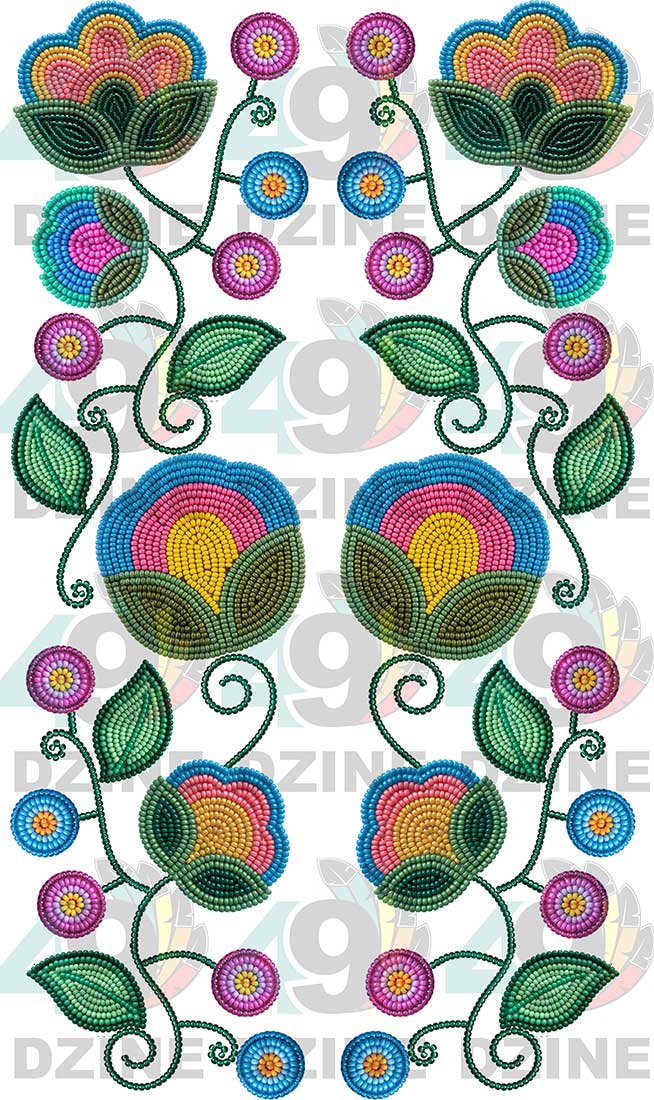 Turquoise Sunbeam Two arm pieces Transfer (Various Sizes)
