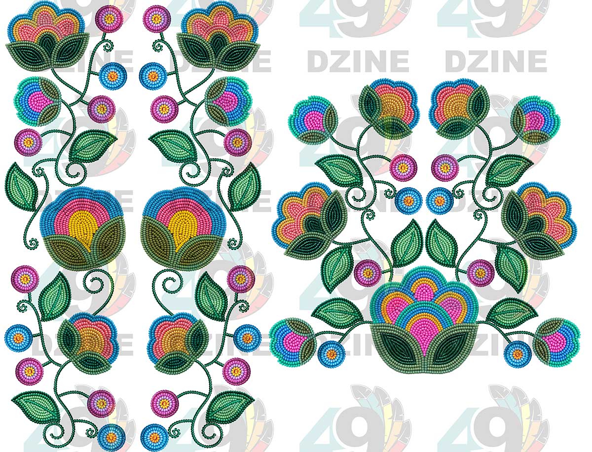Turquoise Sunbeam Set Transfer (Various Sizes)