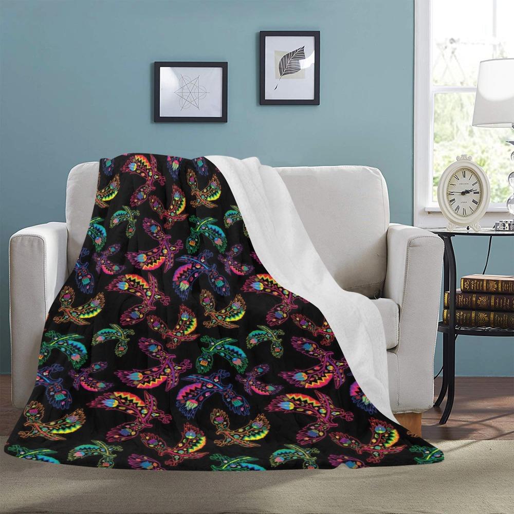 Floral Eagle Ultra-Soft Micro Fleece Blanket 60"x80" Ultra-Soft Blanket 60''x80'' e-joyer 