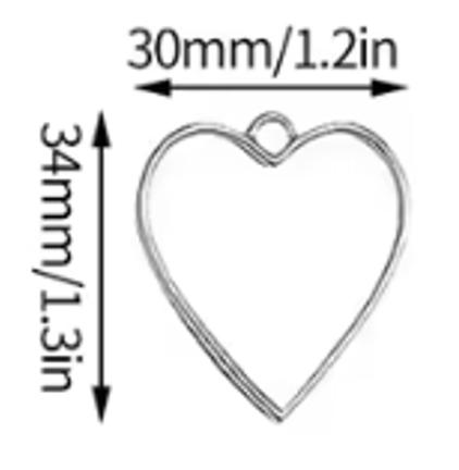 Open Back Bezel Form Set of 2