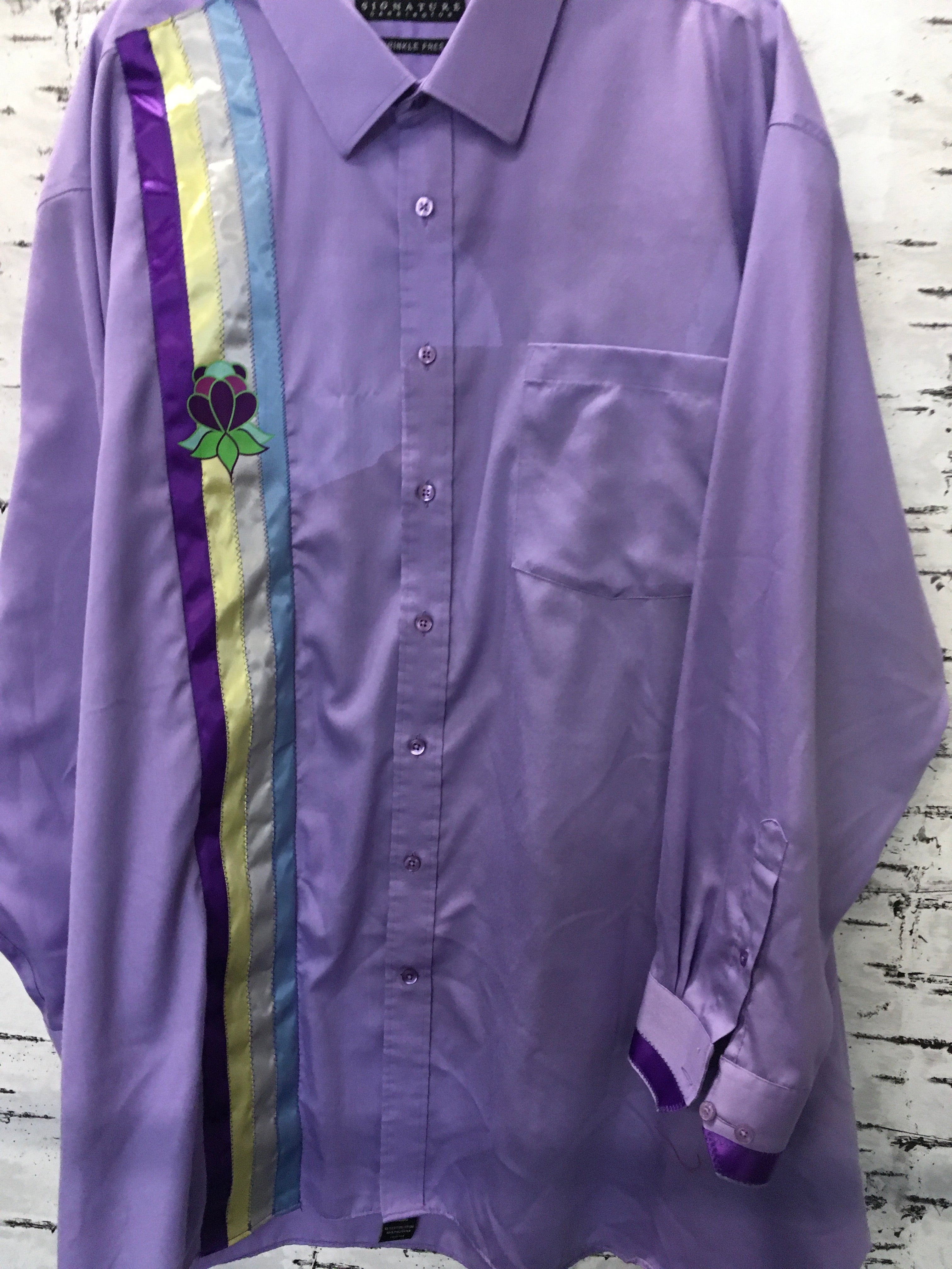 Jackie Lafferty Ribbon Shirt- Light Purple