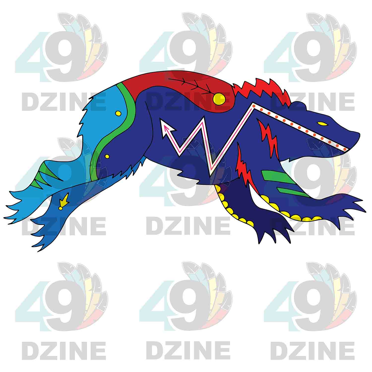 Ledger Bear Run Sticker