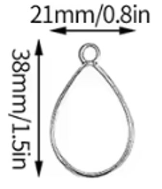 Open Back Bezel Form Set of 2