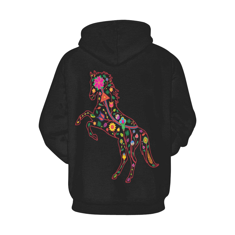 Floral Horse Hoodie for Men