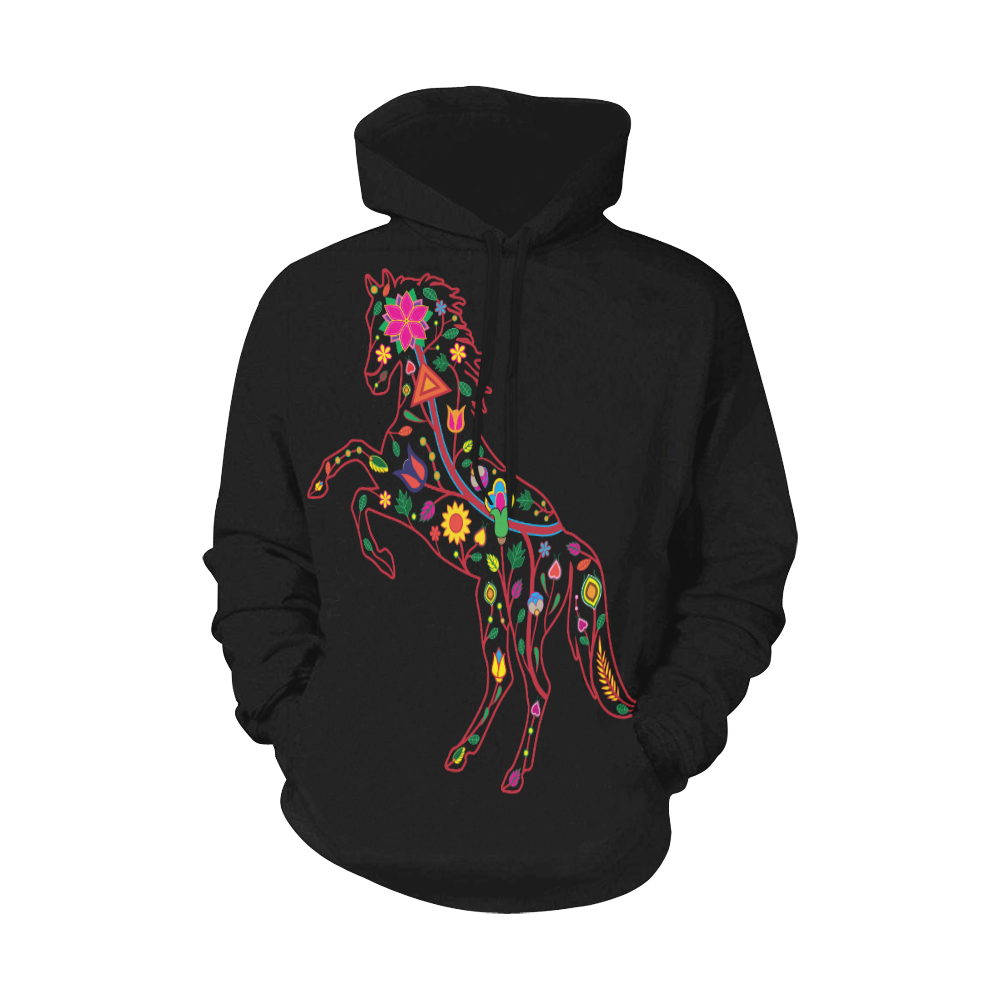 Floral Horse Hoodie for Men
