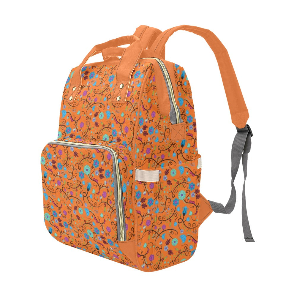 Nipin Blossom Carrot Multi-Function Diaper Backpack