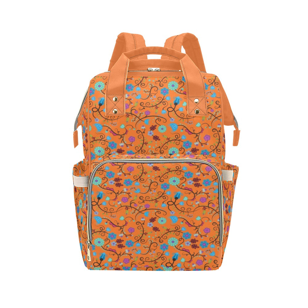 Nipin Blossom Carrot Multi-Function Diaper Backpack