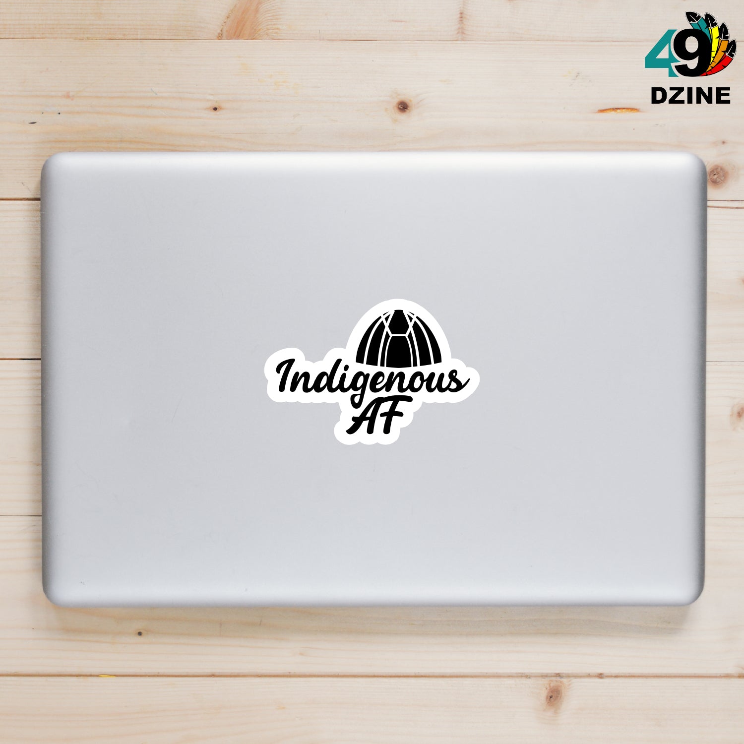 Indigenous AF Wigwam Sticker