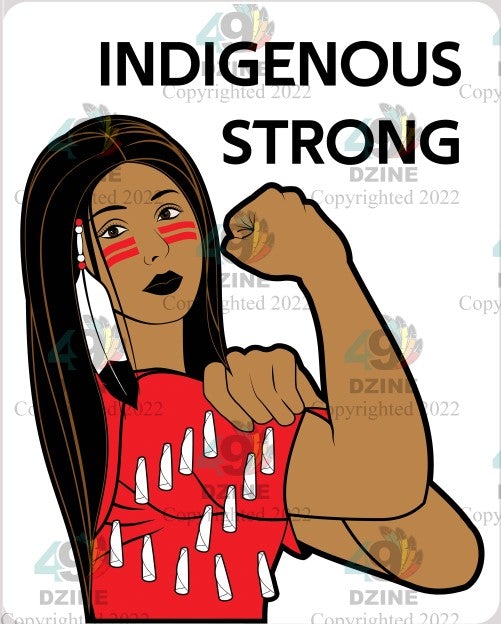 11-inch Indigenous Strong Transfer