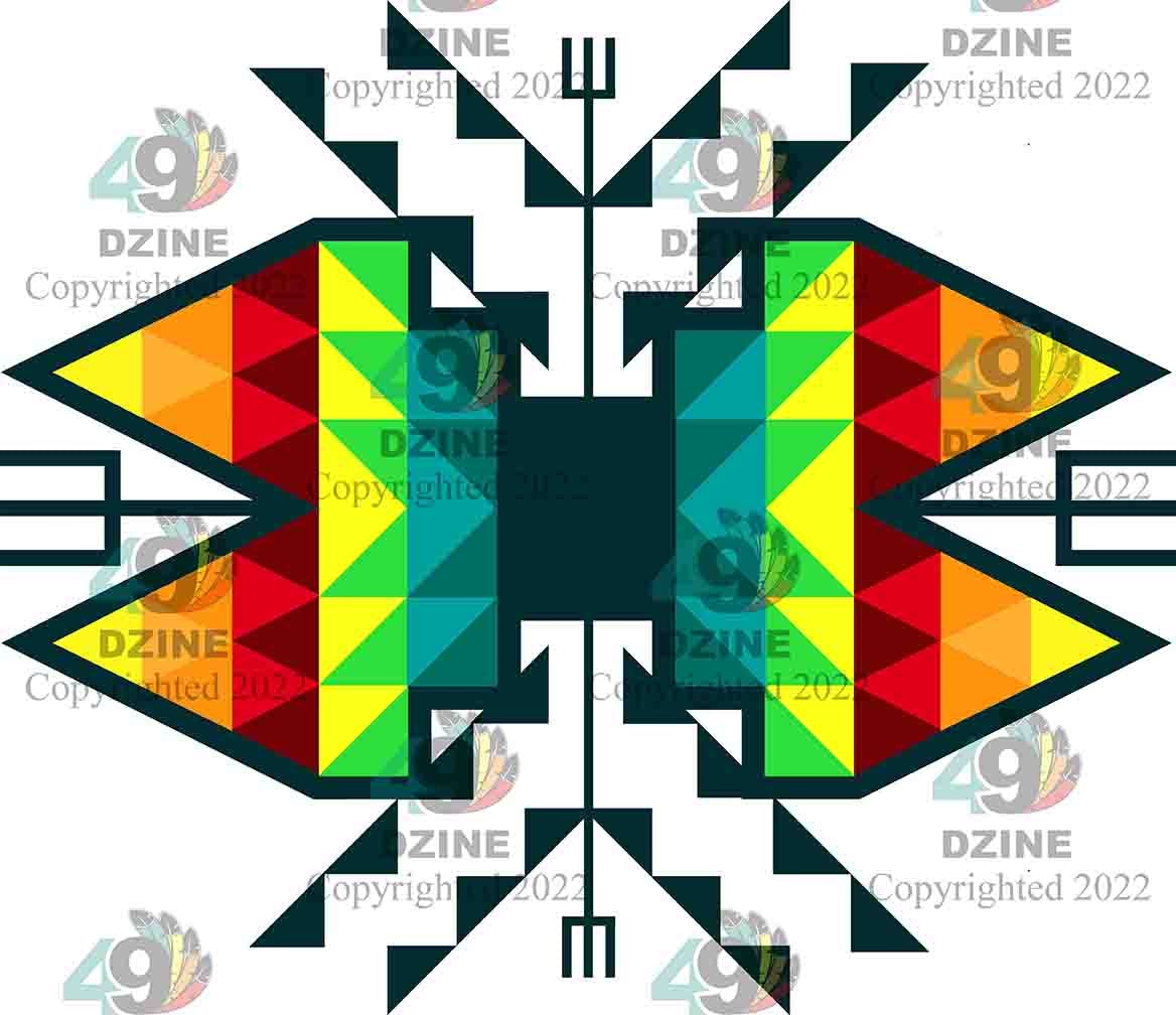 14-inch Geometric Transfer Sacred Trust