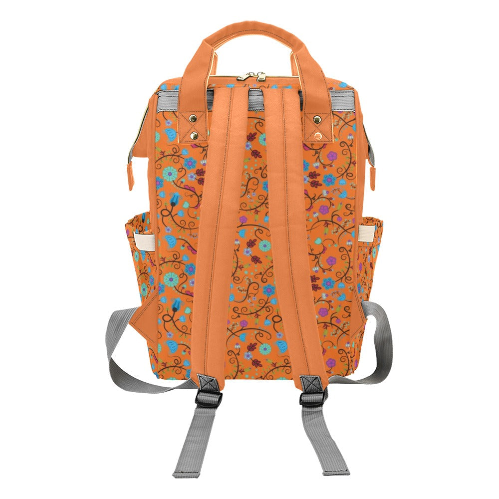 Nipin Blossom Carrot Multi-Function Diaper Backpack