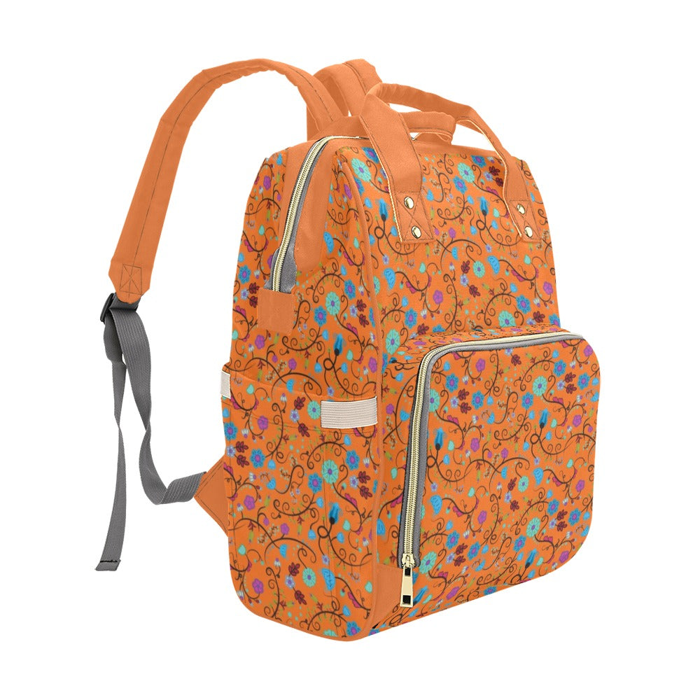 Nipin Blossom Carrot Multi-Function Diaper Backpack