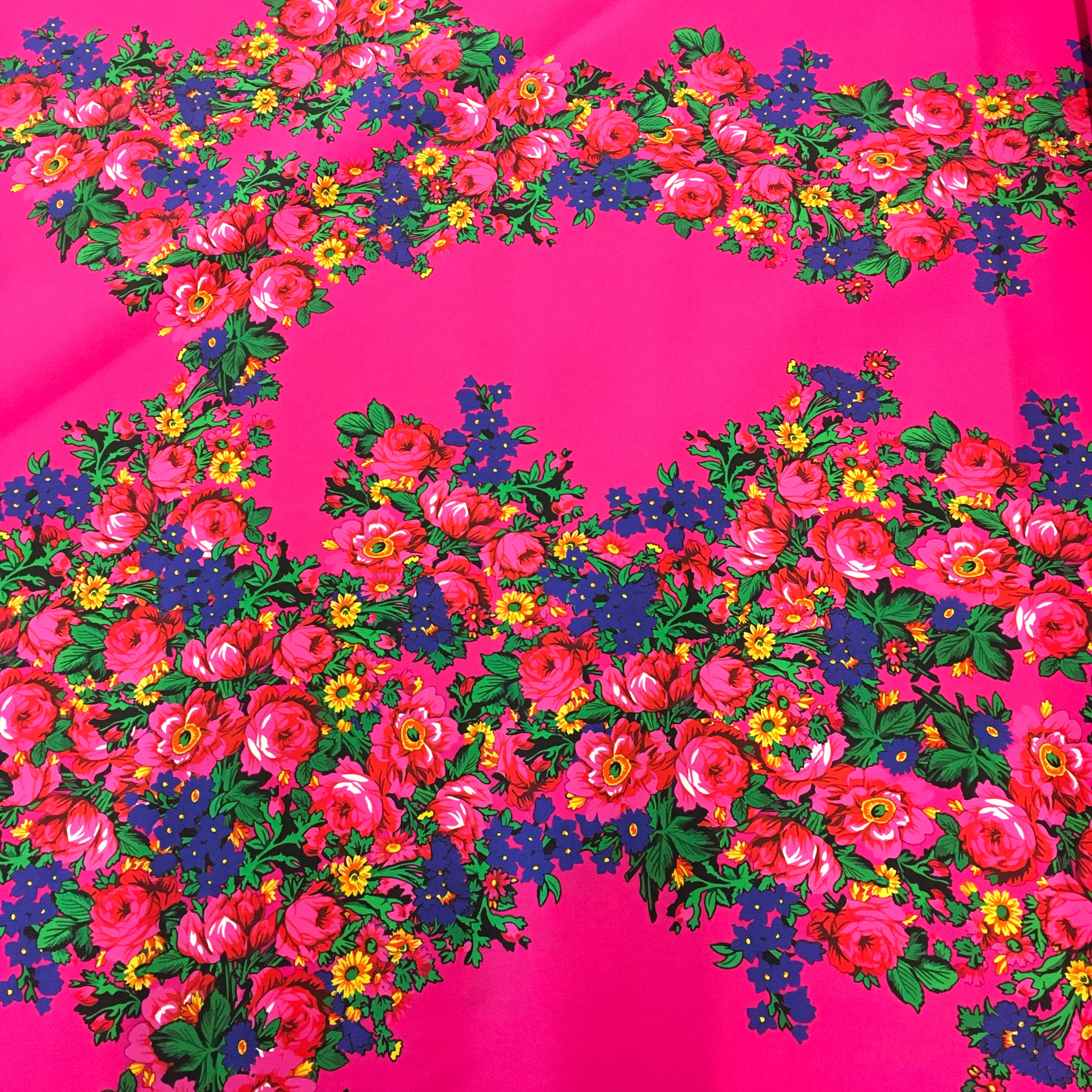 Kokum's Revenge Fuschia Cotton Fabric